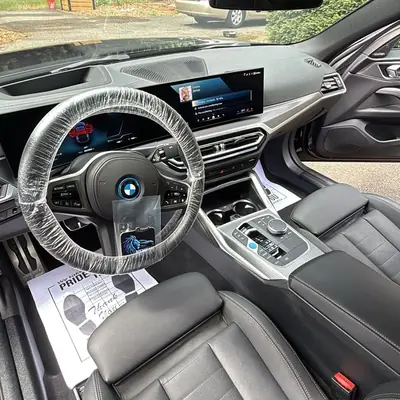 BMW M dual screen cockpit and center console